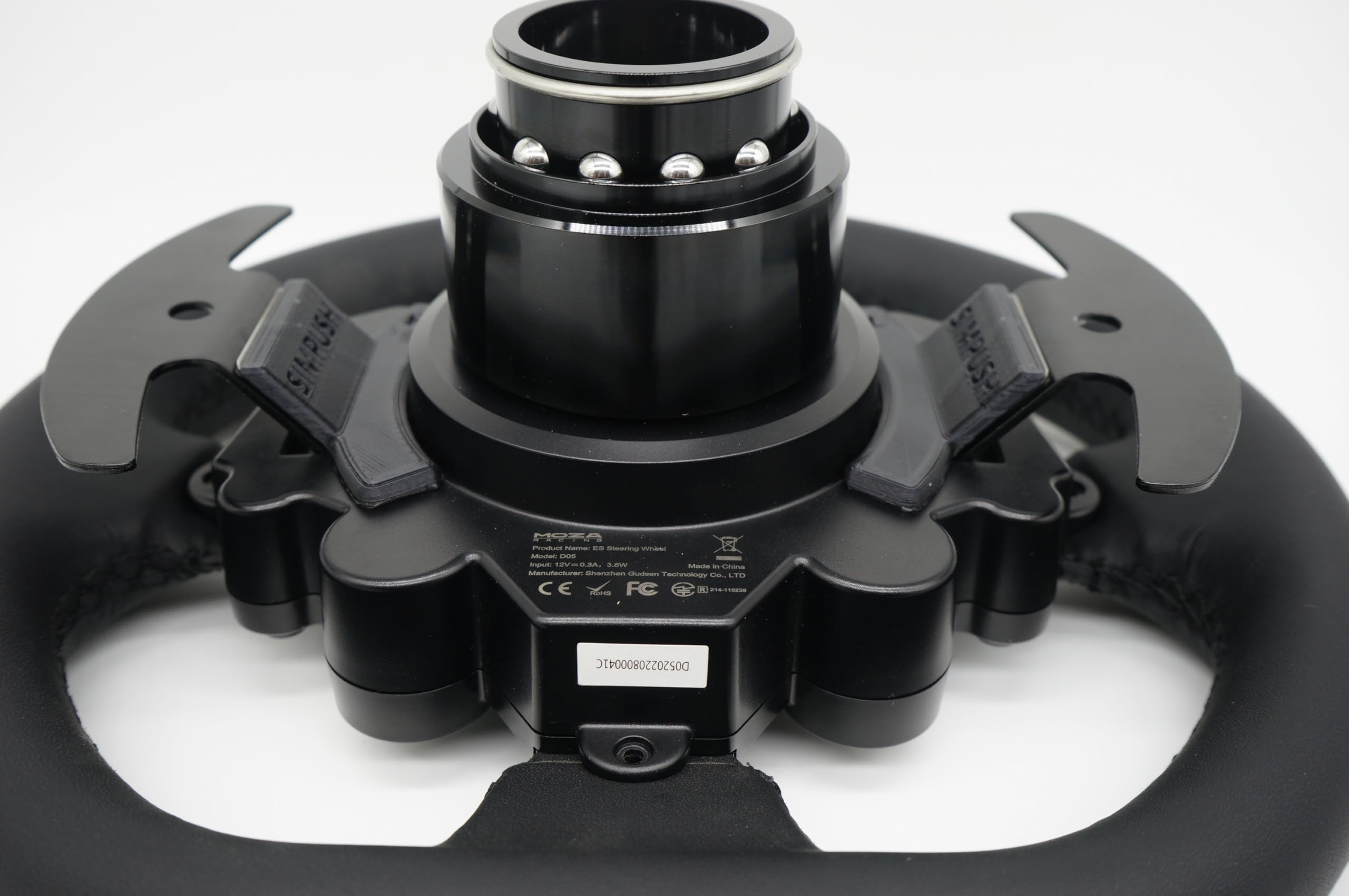 SIMPUSH MOZA R5/R3レーシングゲームステアリングホイール MOD SIMPUSH 13inchs 33cm Circular steering wheel Rally sim