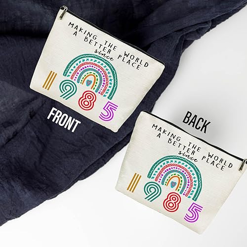 Miniatura 2 de Regalos de 40 cumpleaños para mujeres, regalos de cumpleaños de 40 años, bolsas de cosméticos, divertidas decoraciones de 40 aniversario para su