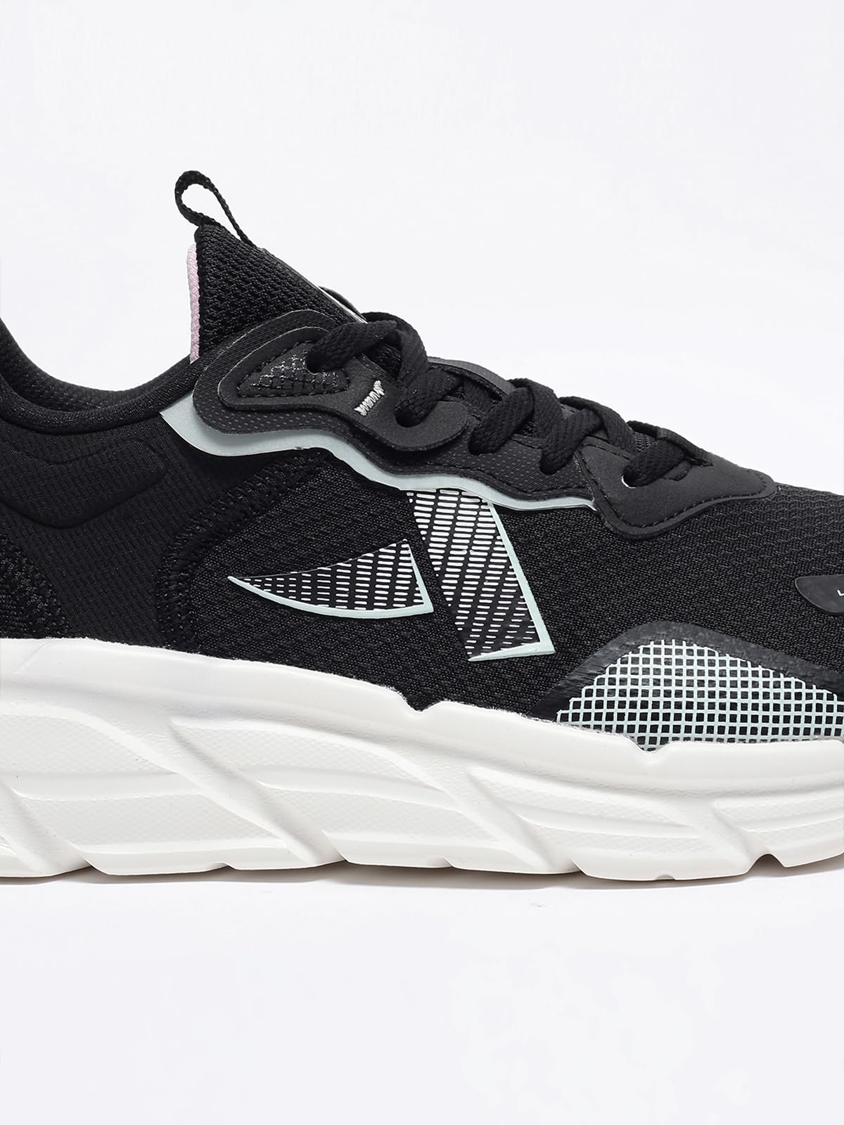 XTEP Black,Bubbly Green Running Shoes for Women Euro- 38 3