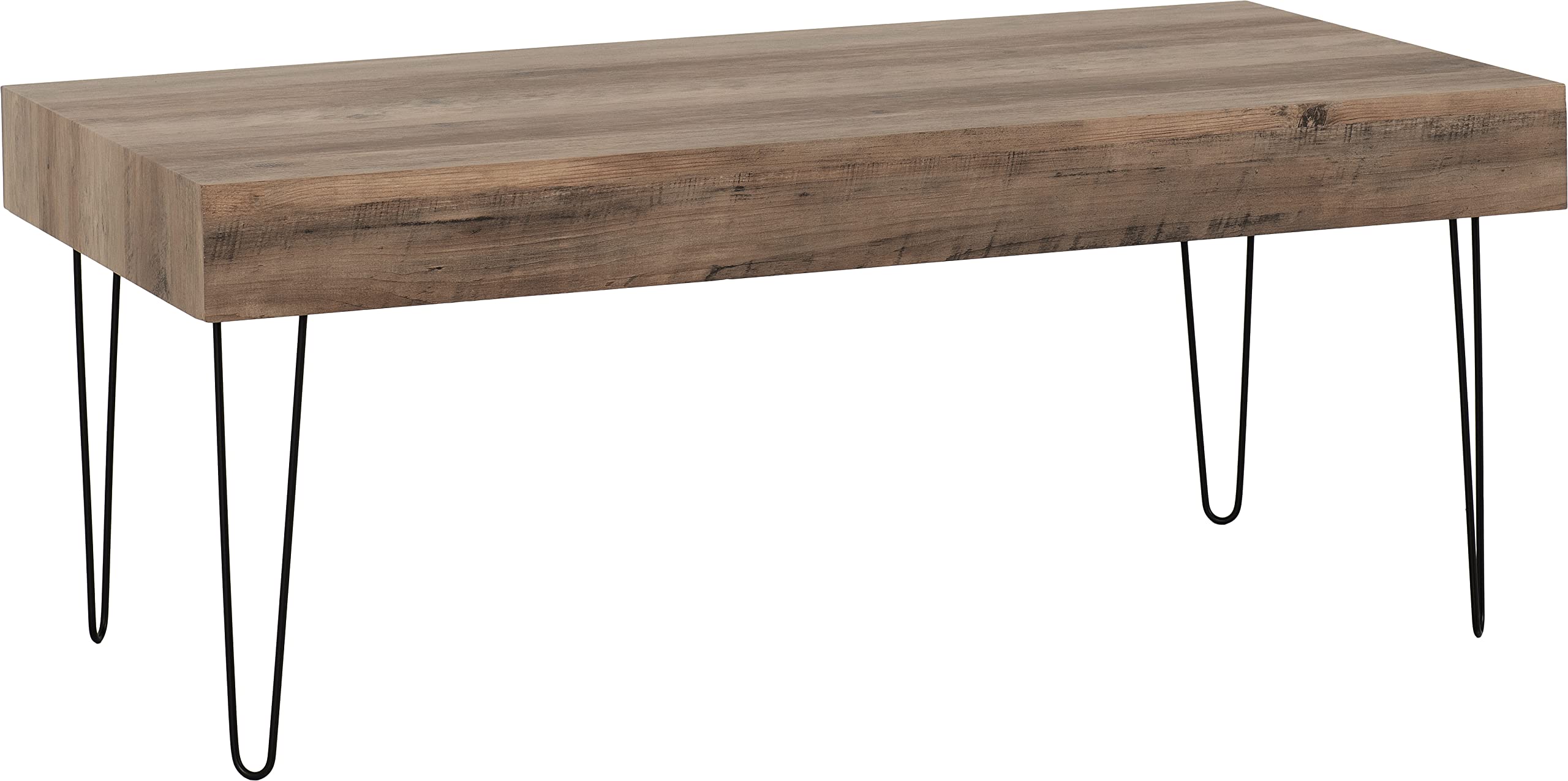 Seconique Troy - Coffee Table - Oak Effect - Black - Medium
