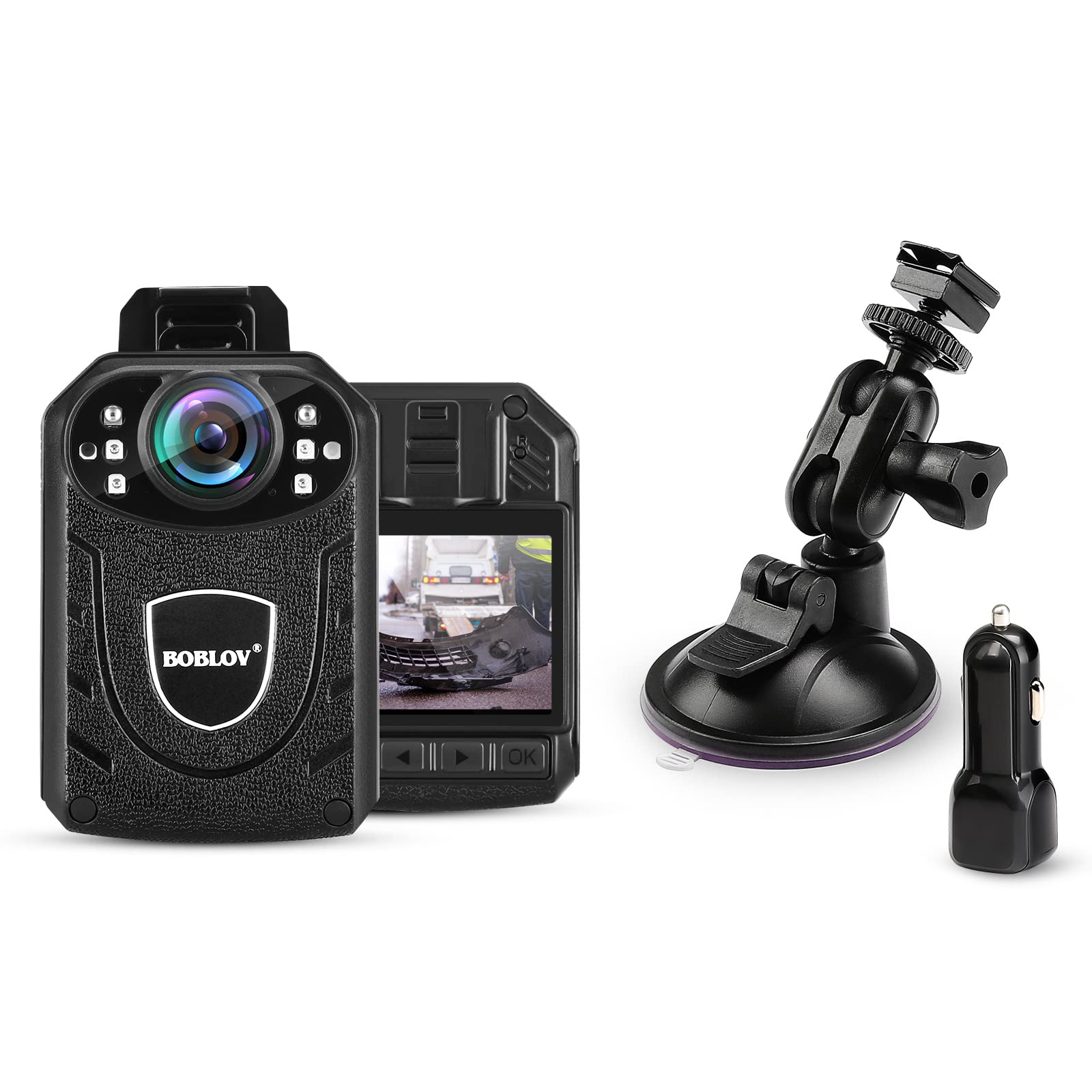 Disposable Camera BOBLOV KJ21 Body Worn Camera, 1296P Body