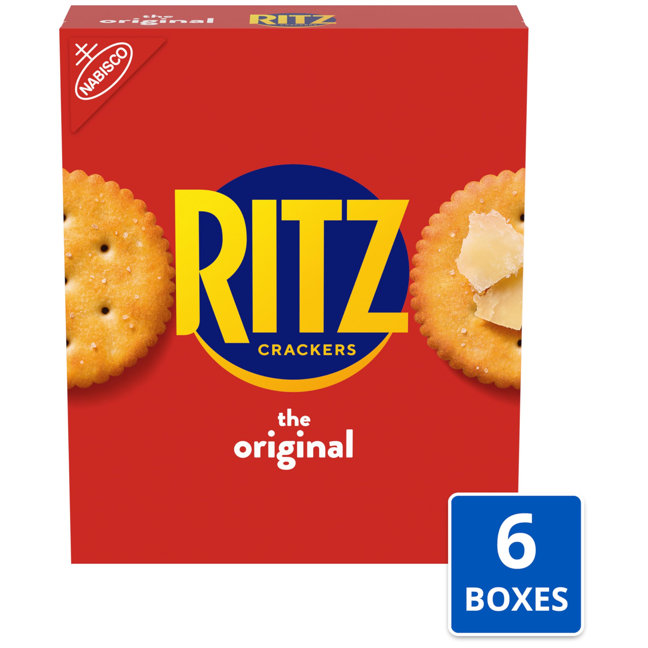 Ritz Crackers (Original, 10.3-Ounce Boxes, 6-Pack)