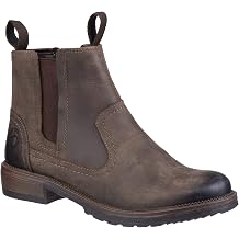 Cotswold Womens/Ladies Laverton Slip On Leather Ankle Boot 10 Brown