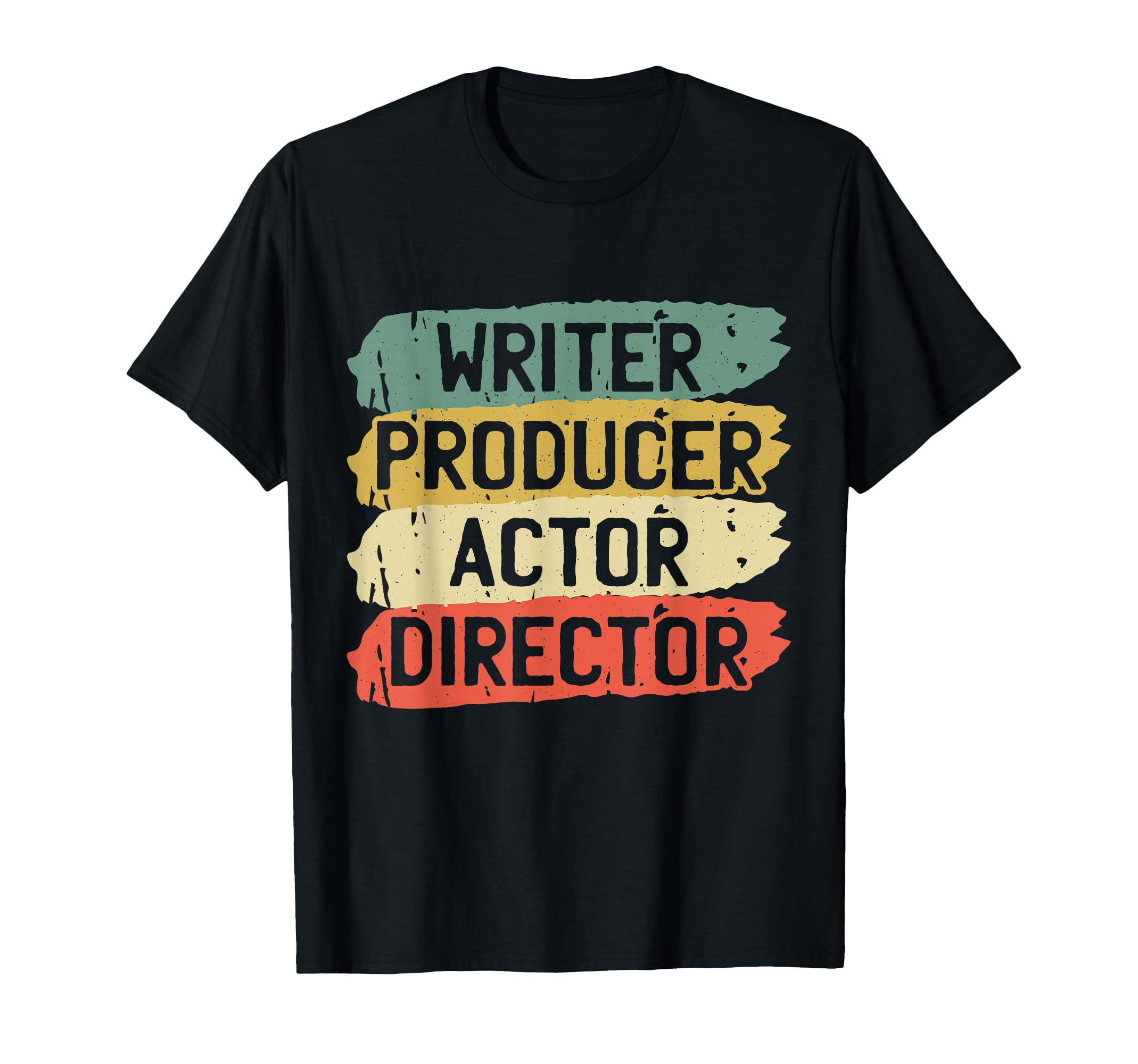 Retro Filmmaker Producer Writer Actor and Movie Director T-Shirt Small