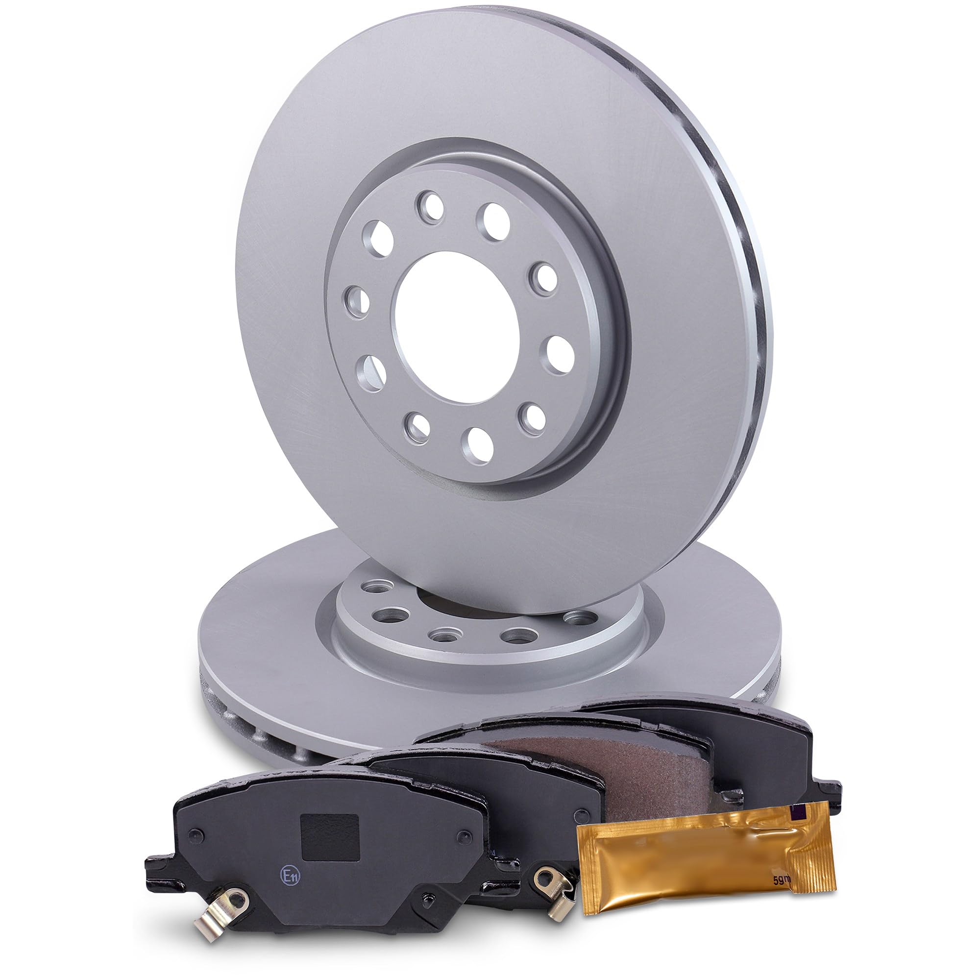 BESTPRICE BESTPRICE Kit freni asse anteriore incl. dischi freno Ø 281 mm ventilati + pastiglie freno anteriori Compatibile con FIAT 500X (334_), JEEP RENEGADE SUV (BU, B1, BV), RENEGADE VAN (BU, B1)