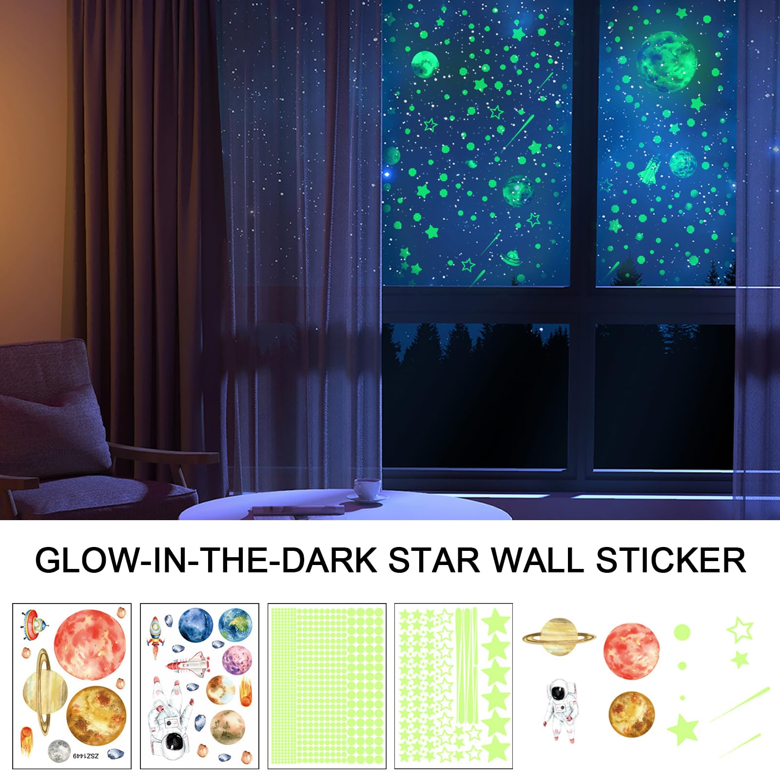 Stelle Fluorescenti Adesive Soffitto 849 Pezzi Stelline Luminose Per Cameretta Soffitto Bambini Stelle Adesive Fluorescenti Stelle Fluorescenti Adesive Per Cameretta Decorazione Per Bambino