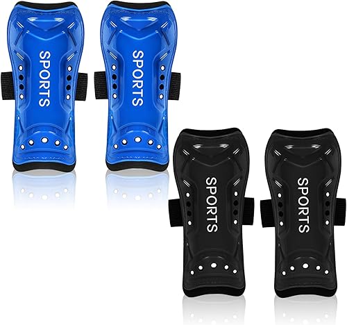 Miniatura 9 de Soccer Shin Guards, Youth Soccer Shin Pads, Lightweight and Breathable Kids Calf Socks Protective Soccer Shin Equipment for 3-6 7-10 11-15 Years Old