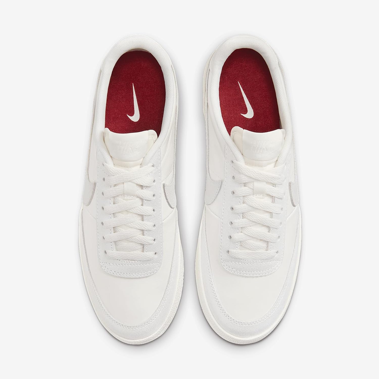 Nike Killshot 2 Women's Shoes (HV0846-133, Sail/Team Red/Metallic Silver/Sail) Size 6