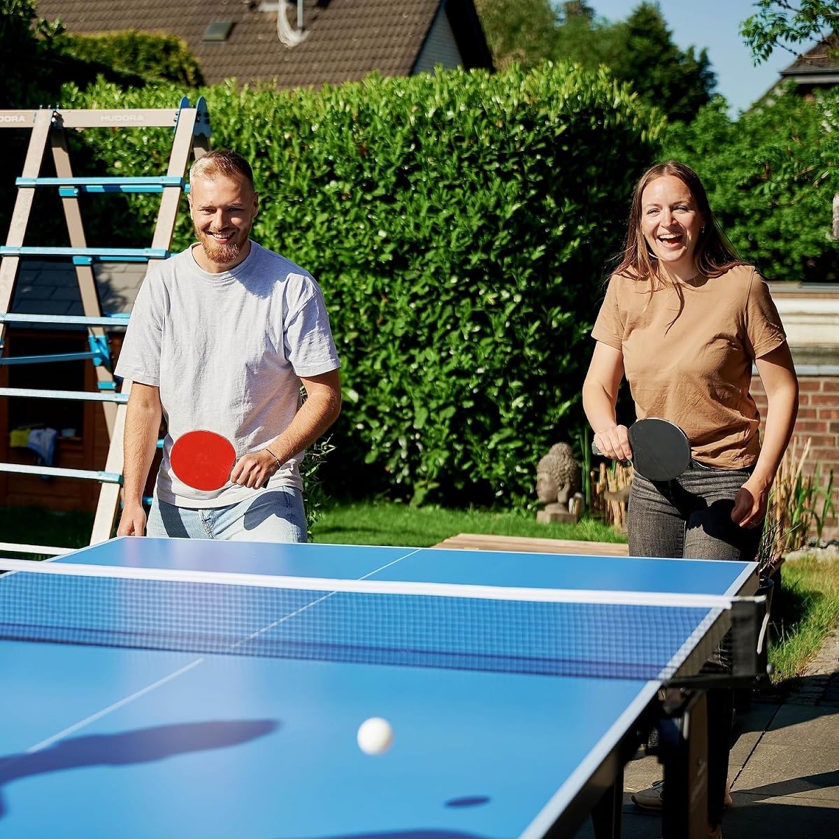 Set di Racchette da Ping Pong,Set da Tennis da Tavolo con 2 Racchette E 3 Palline,Set di Racchette da Ping Pong con Tasca per Dilettanti Principianti Professionisti