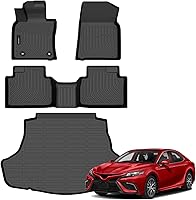 Vista 29 de Auxko Alfombrilla de carga para todo tipo de clima, apta para Toyota 4Runner 2025 de 5 plazas, versión de gasolina, forro de elastómero