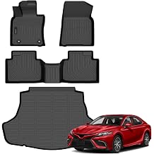 AUXKO All Weather Floor Mats Cargo Mat for Toyota Camry Hybrid 2024-2018