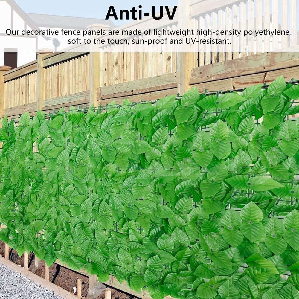 Panele Ogrodzeniowe Ze Sztucznych Żywopłotów Można Ciąć Sztucznych Liści Bluszczu Ogrodzenie Mur Dekoracje Dla Balkon Ogród Dziedziniec (Color : Green, Size : 100x200cm)