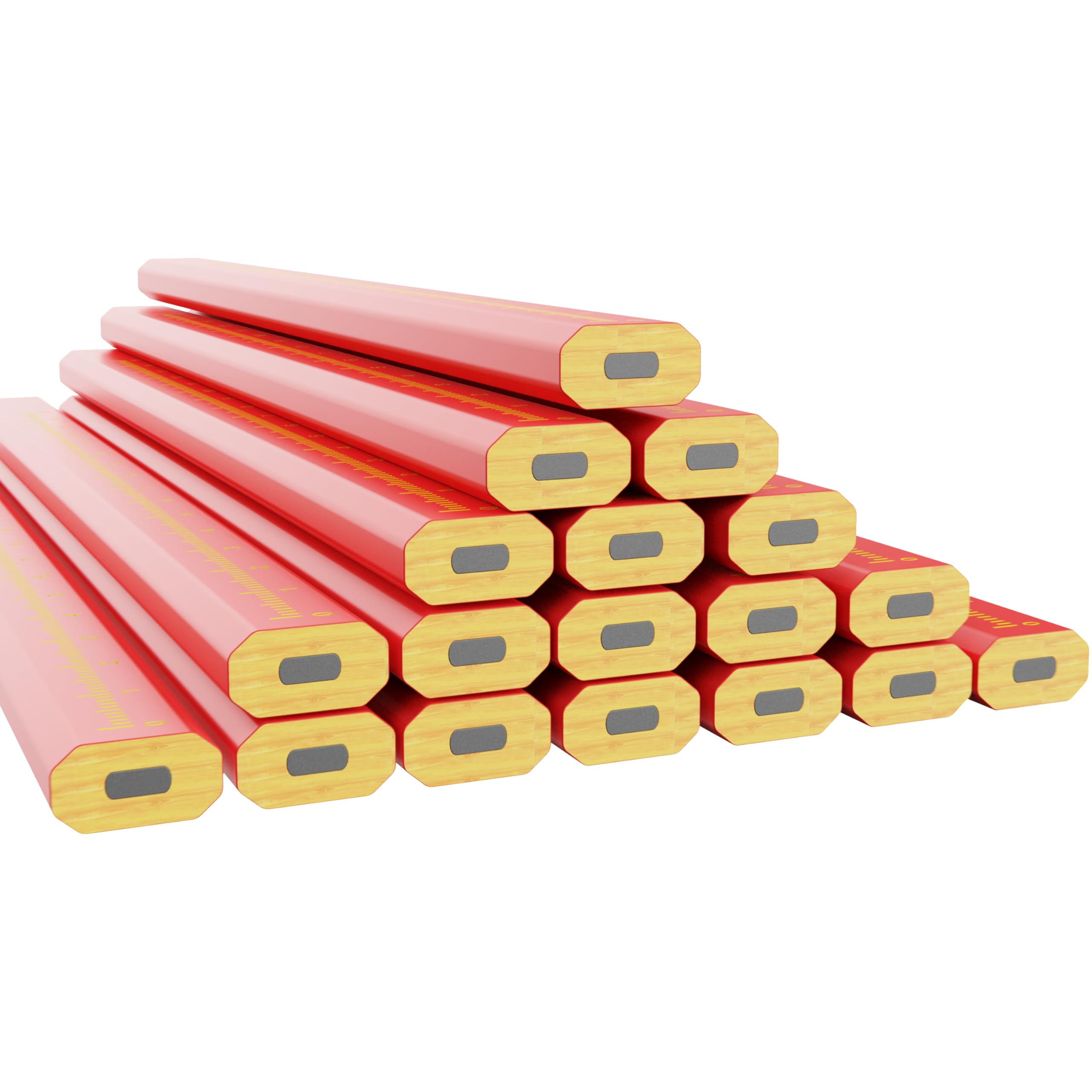 Lápiz de carpintería para construcción, herramienta de marcado (25 piezas)