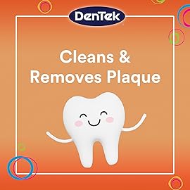 DenTek Kids Fun Flossers, Removes Food & Plaque, 75 Count, 3 Pack