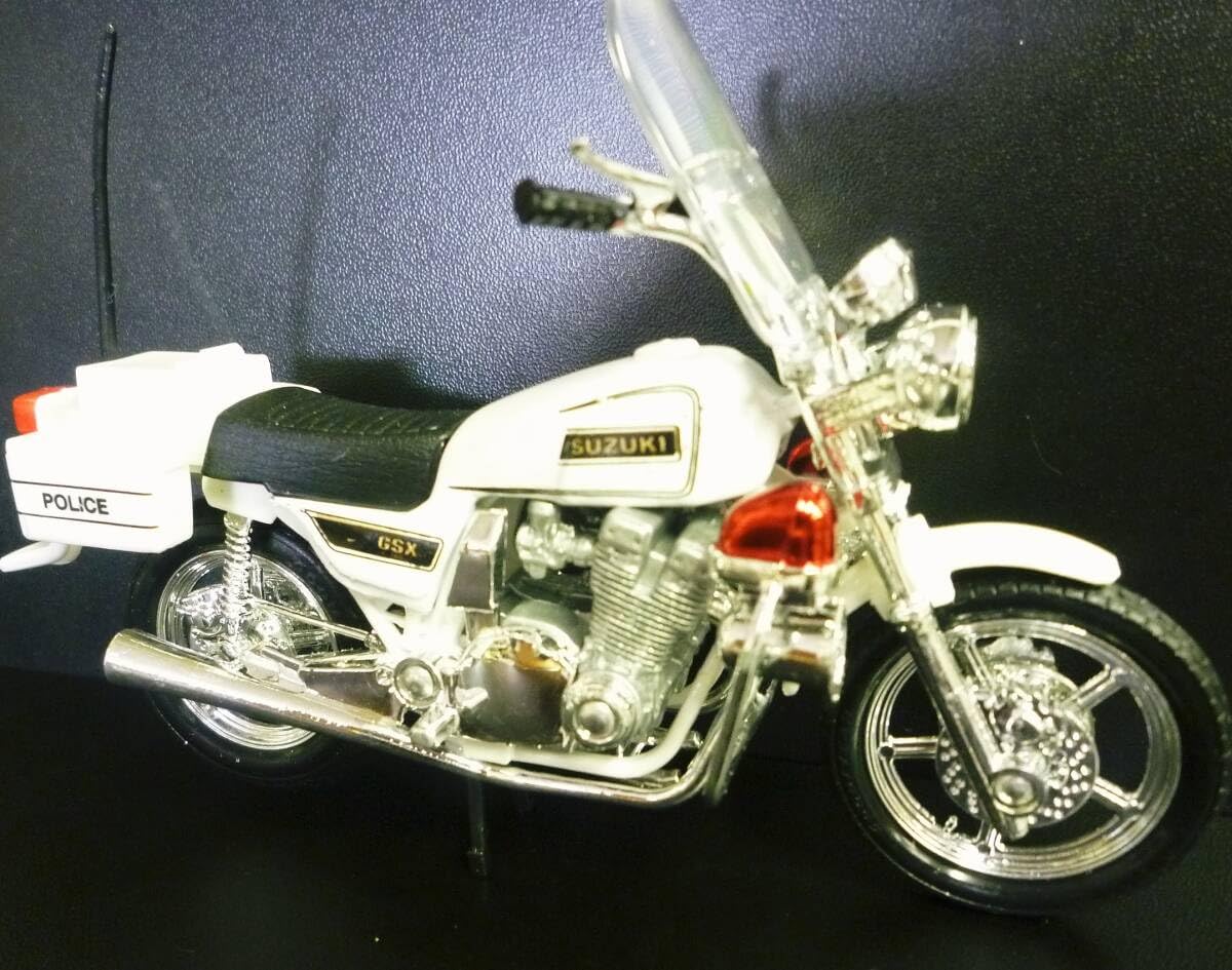 Amazon | 1/18 スズキ GSX750 白バイ 警察 SUZUKI GSX 750 POLICE