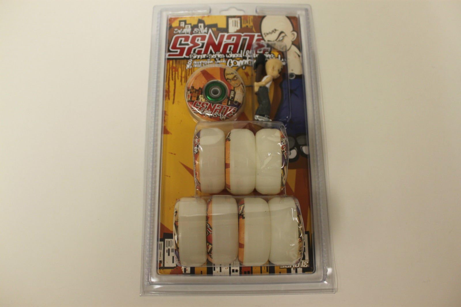 8-Pack Senate Sinner Series Wheel & ABEC-5 Bearing Combo Pack 56mm/89A # 128813
