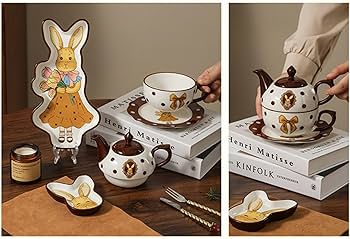 Amazon.co.jp: 食器セット 童話風 兎 うさぎ ギフトボックス お皿 Amazon.co.jp: 食器セット 童話風 兎 うさぎ ギフトボックス お皿