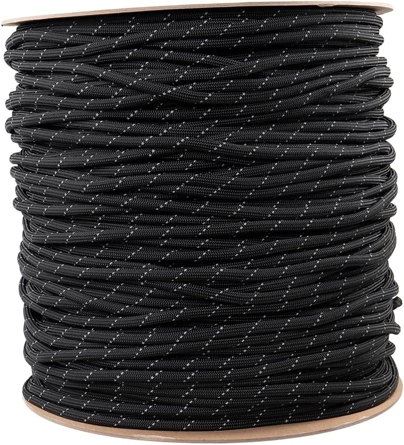 Paracord Planet ¼” Paramax Reflective Cord – High Tensile Strength Cord – Great for Camping, Hunting, Towing and More!