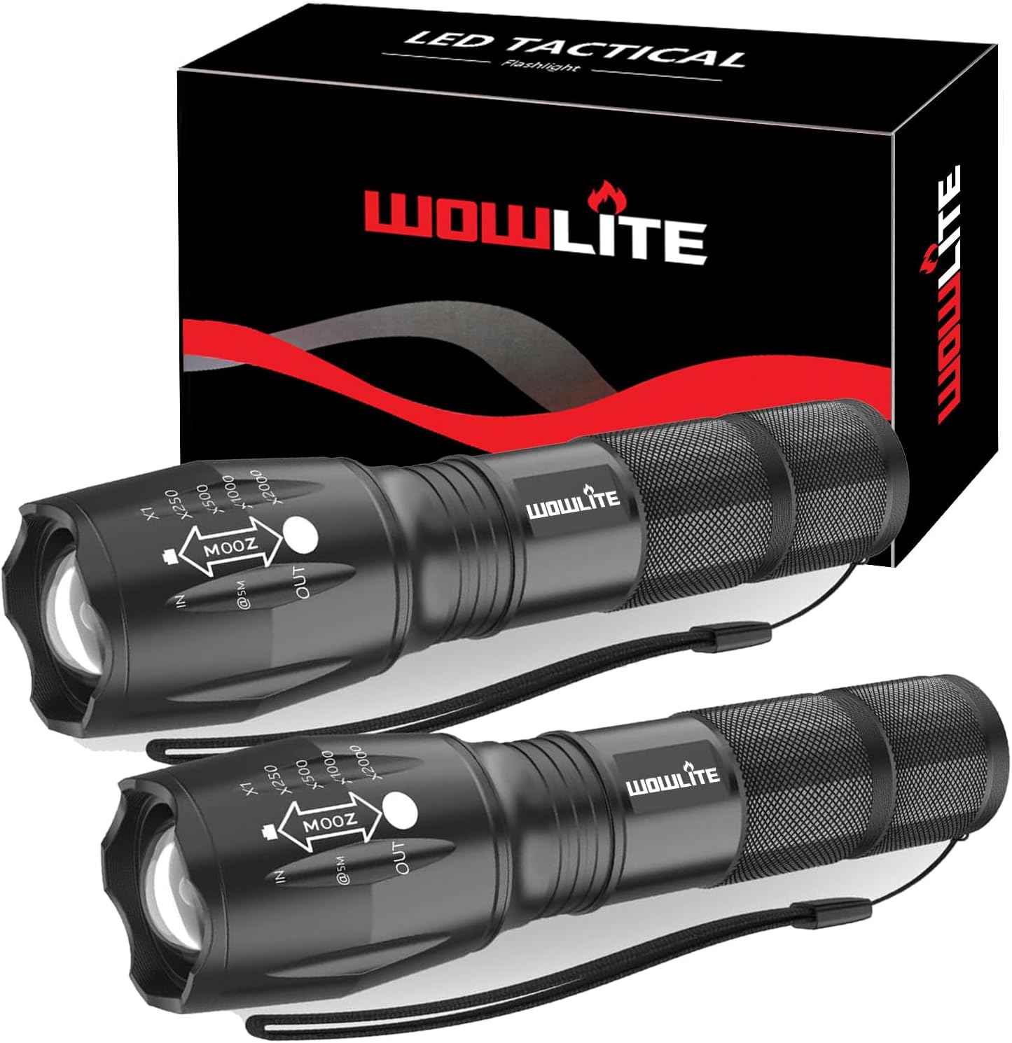 5 Pack 7W 300LM SK-68 Mini LED Flashlight, 3 Lighting Modes - View #10