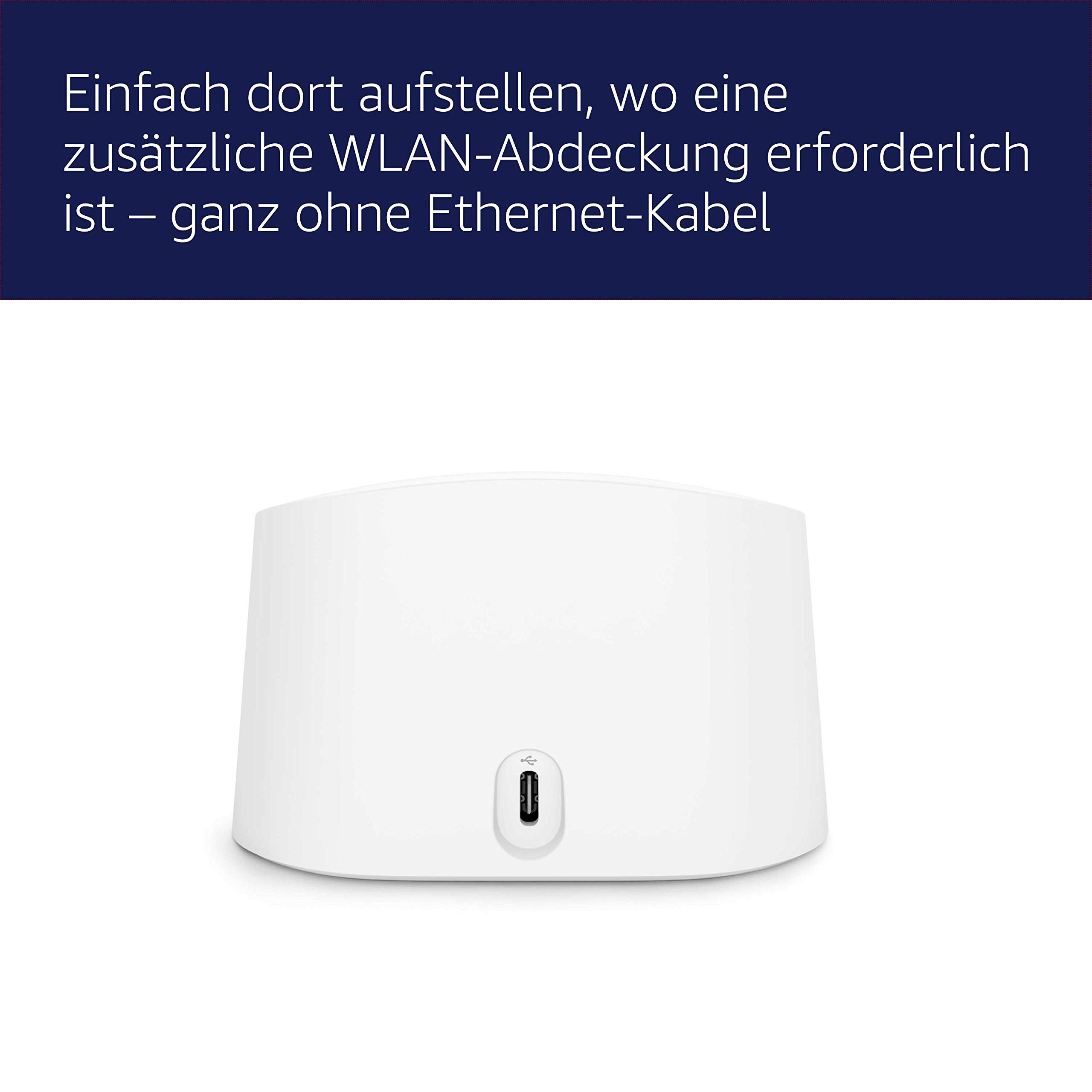 Amazon eero 6 Mesh-WLAN-Signalverstärker | Erweitert bestehendes eero-Netzwerk | Fügt bis zu 140 m² Wi-Fi-6-Abdeckung zu deinem bestehenden eero-Mesh-WLAN-Netzwerk hinzu | Einzelpack