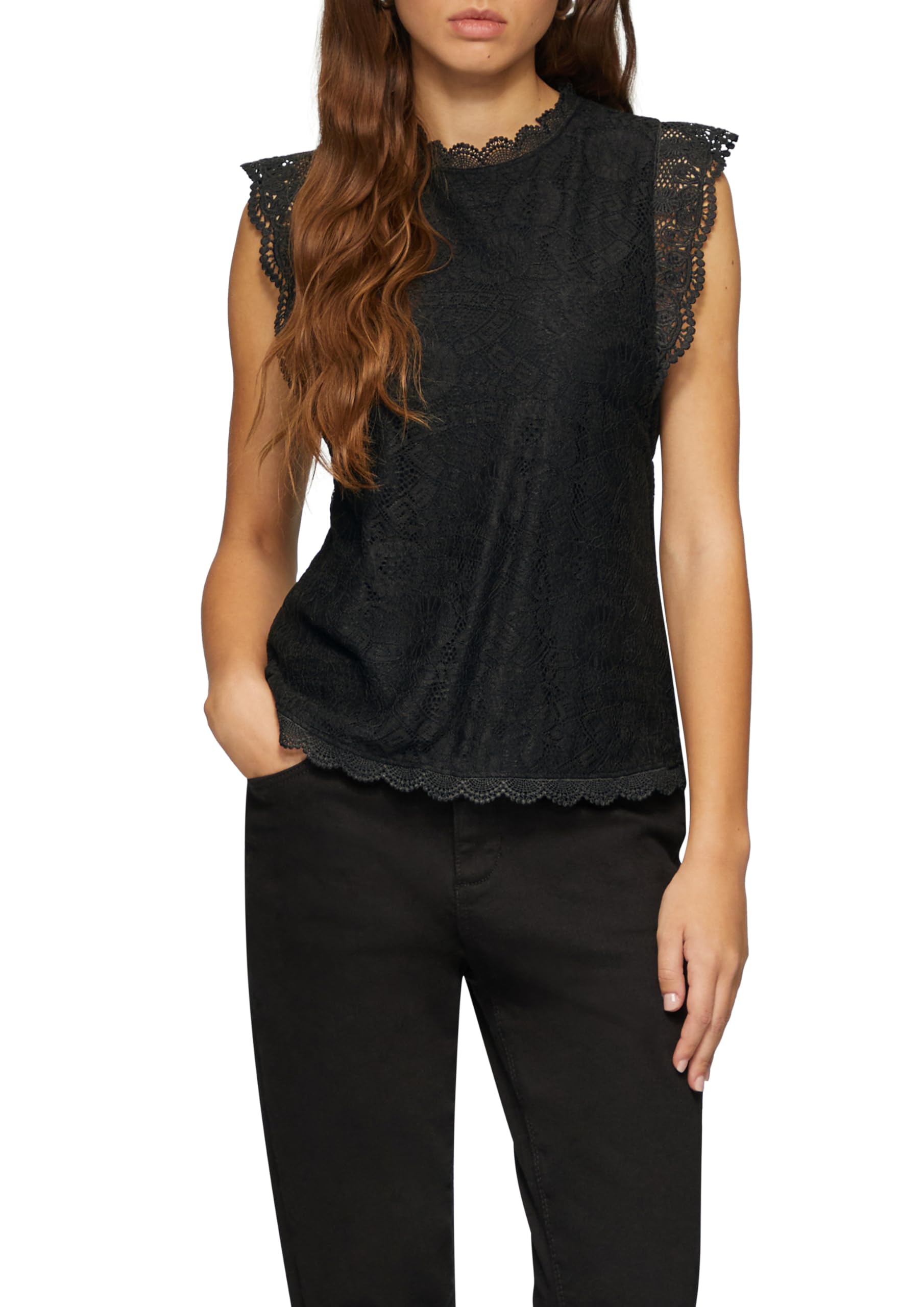QS Lace Blouse Top, 9999, XS