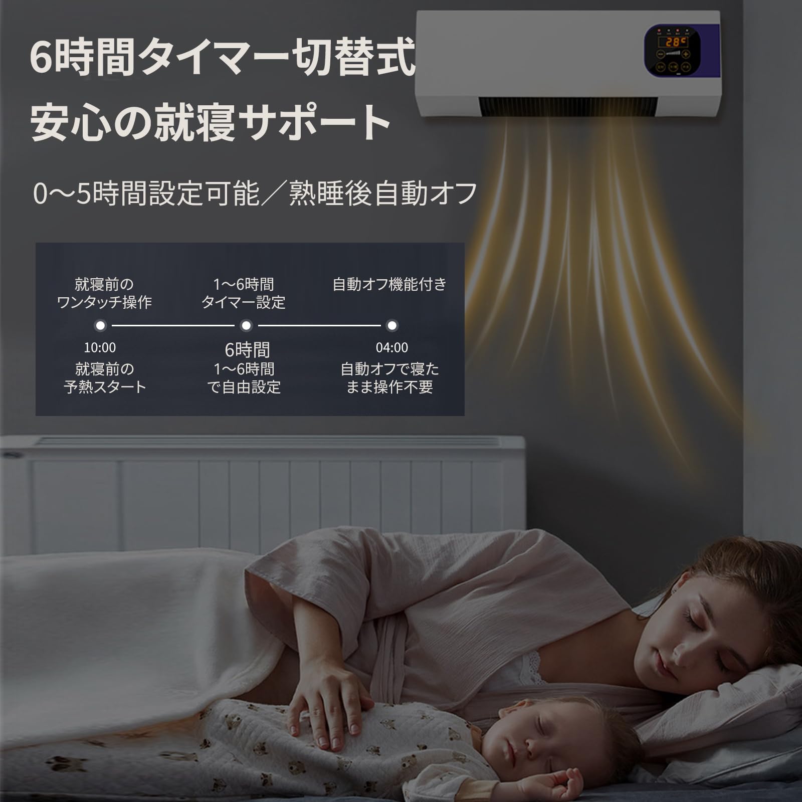Amazon.co.jp: MIR ミニポータブルエアコン 移動式 家庭用 壁掛け 工事