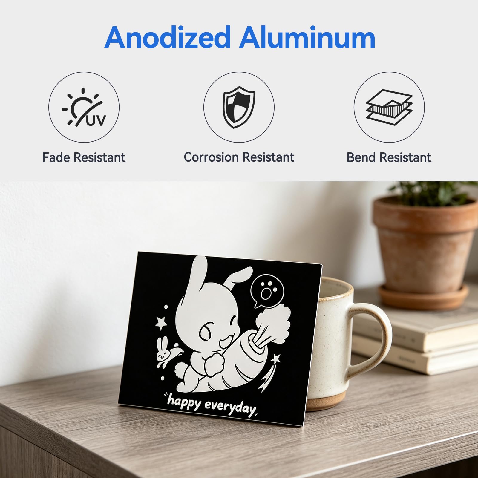 Laser Engraving Aluminum Sheets - 8x10 -6 Laser Engraving Aluminum Sheets - 8x10 -6