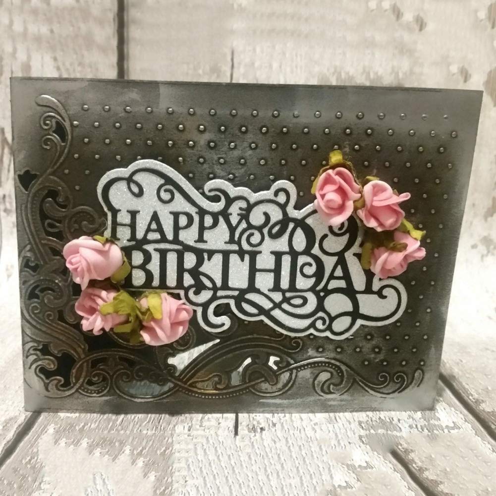 Briartw Thinlits – Set Di 2 Fustelle In Metallo Per Scrapbooking E Biglietti – Acciaio Al Carbonio