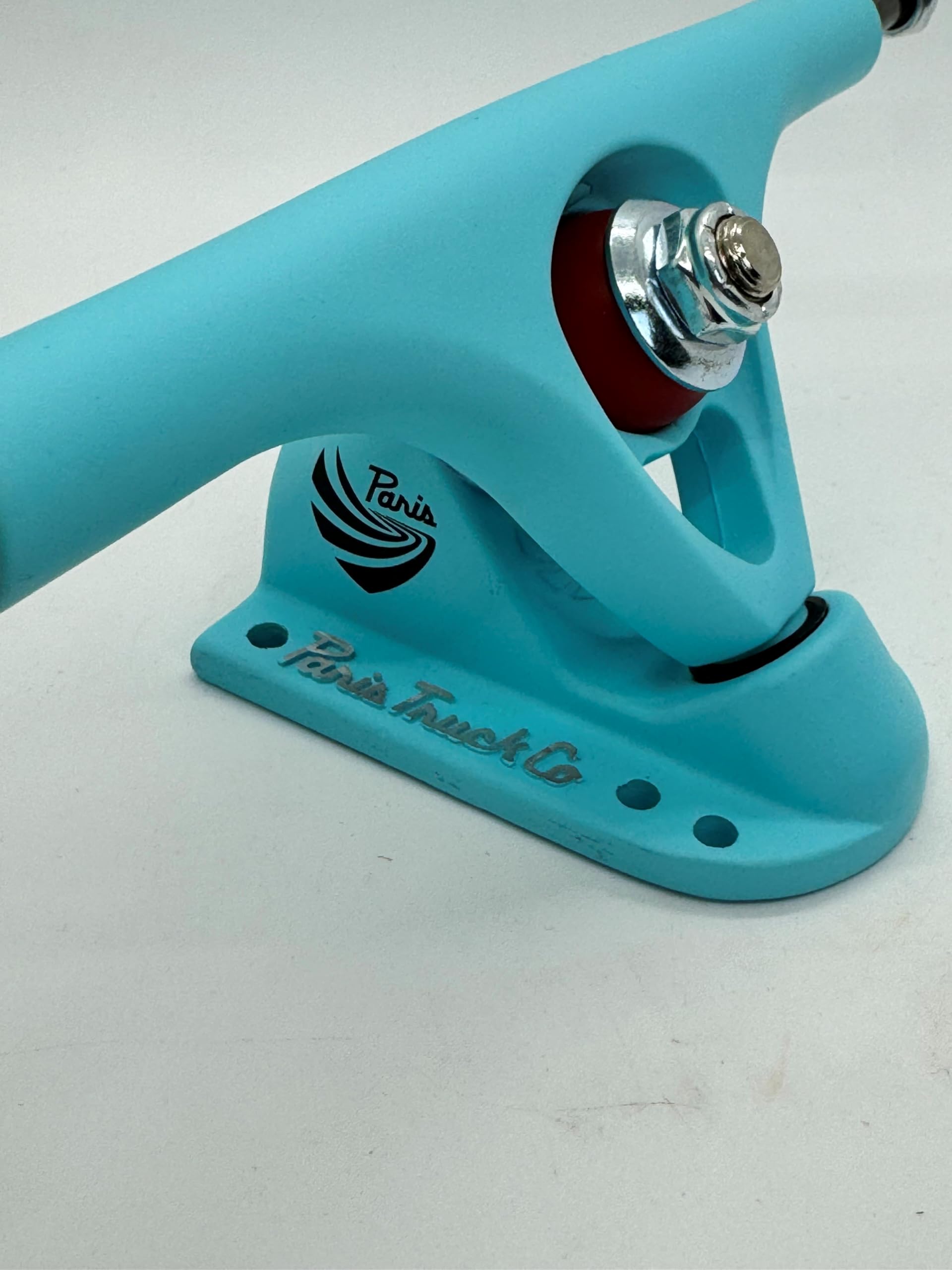 GHOST BOARDS Paris: Longboard Trucks, 180mm/50 Degree, Set of (2) Trucks. These Long Board Trucks Fit All longboards. Great Riding Experience and Longboard Dancing, or Down Hill (Paris Blue)