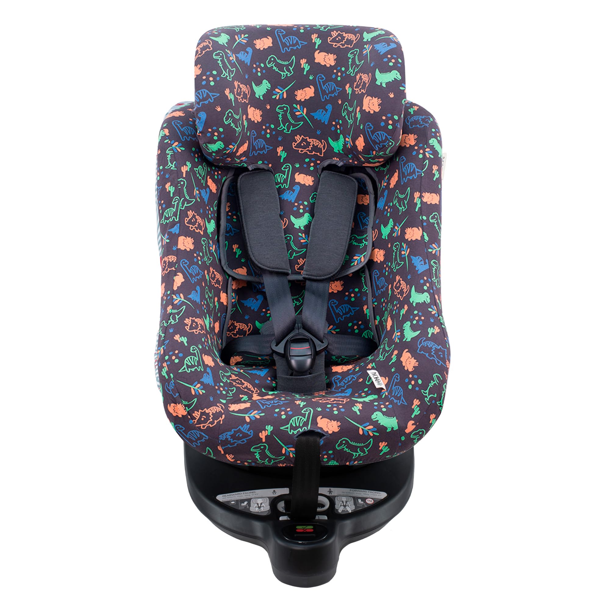 JYOKO Kids Funda de algodón Compatible con Joie I-Spin 360 y Joie I-Safe (Happy Dino)