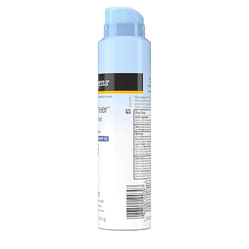 Miniatura 7 de Neutrogena Spray de protección solar ultra transparente de amplio espectro SPF 45, ligero, no graso, resistente al agua, sin aceite, no