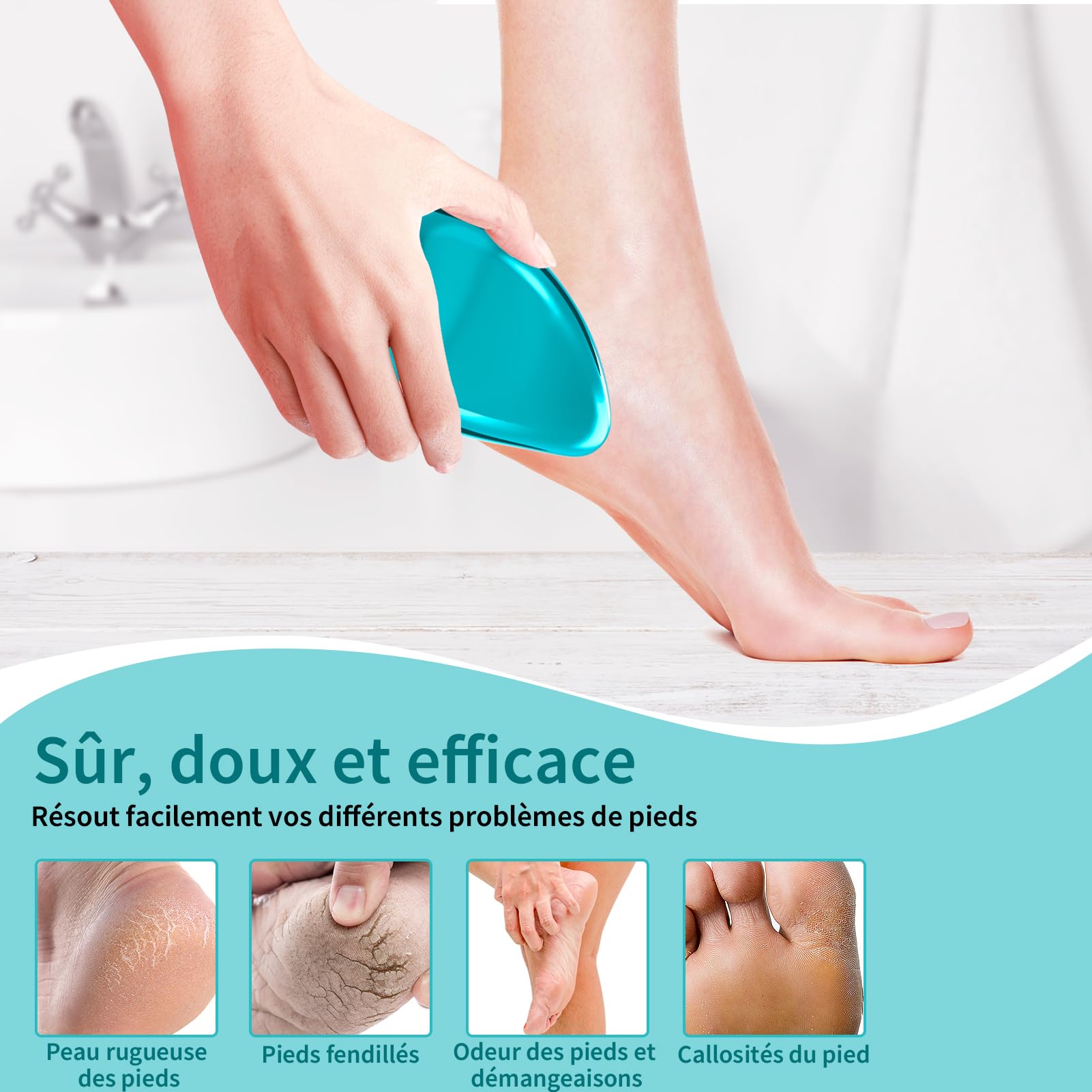 Lot De 2 Ped Egg Lime à Pieds - Éliminateur De Callosités, Soins Des Pieds, Neuf