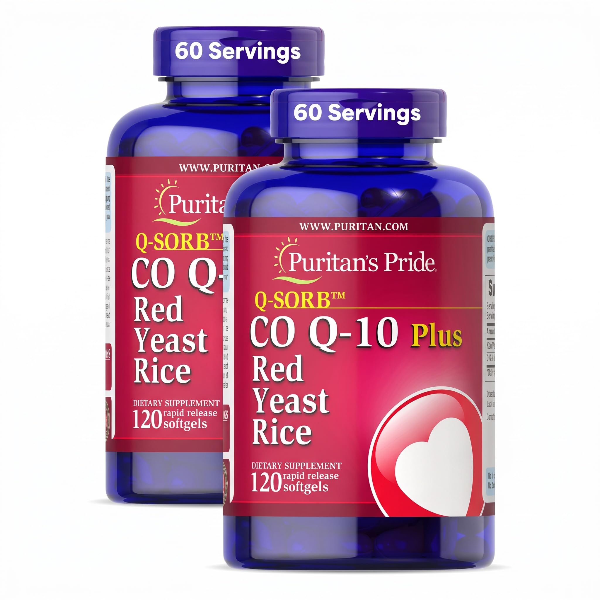 Puritan's Pride Q-Sorb™ Coenzyme CoQ10 Dietary Supplement, 120 Softgels — Amazon image 8