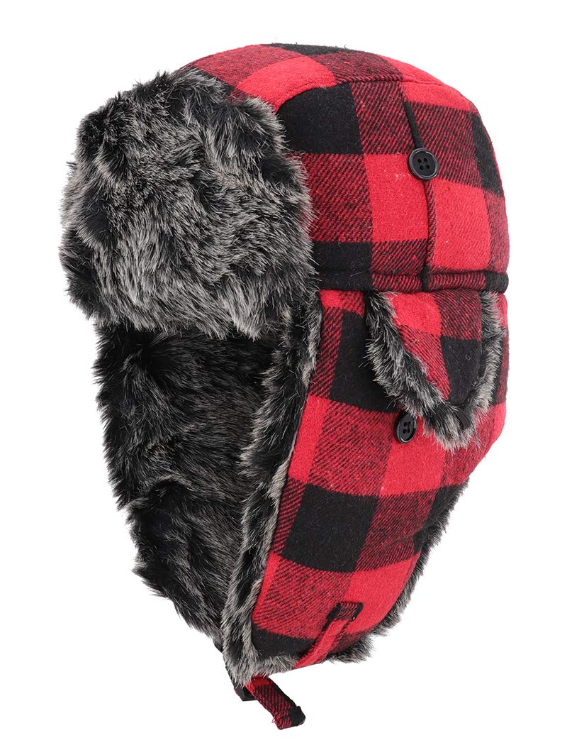 Gisdanchz Sombrero de Invierno Gorro Ruso Ushanka Sombrero de Esquí