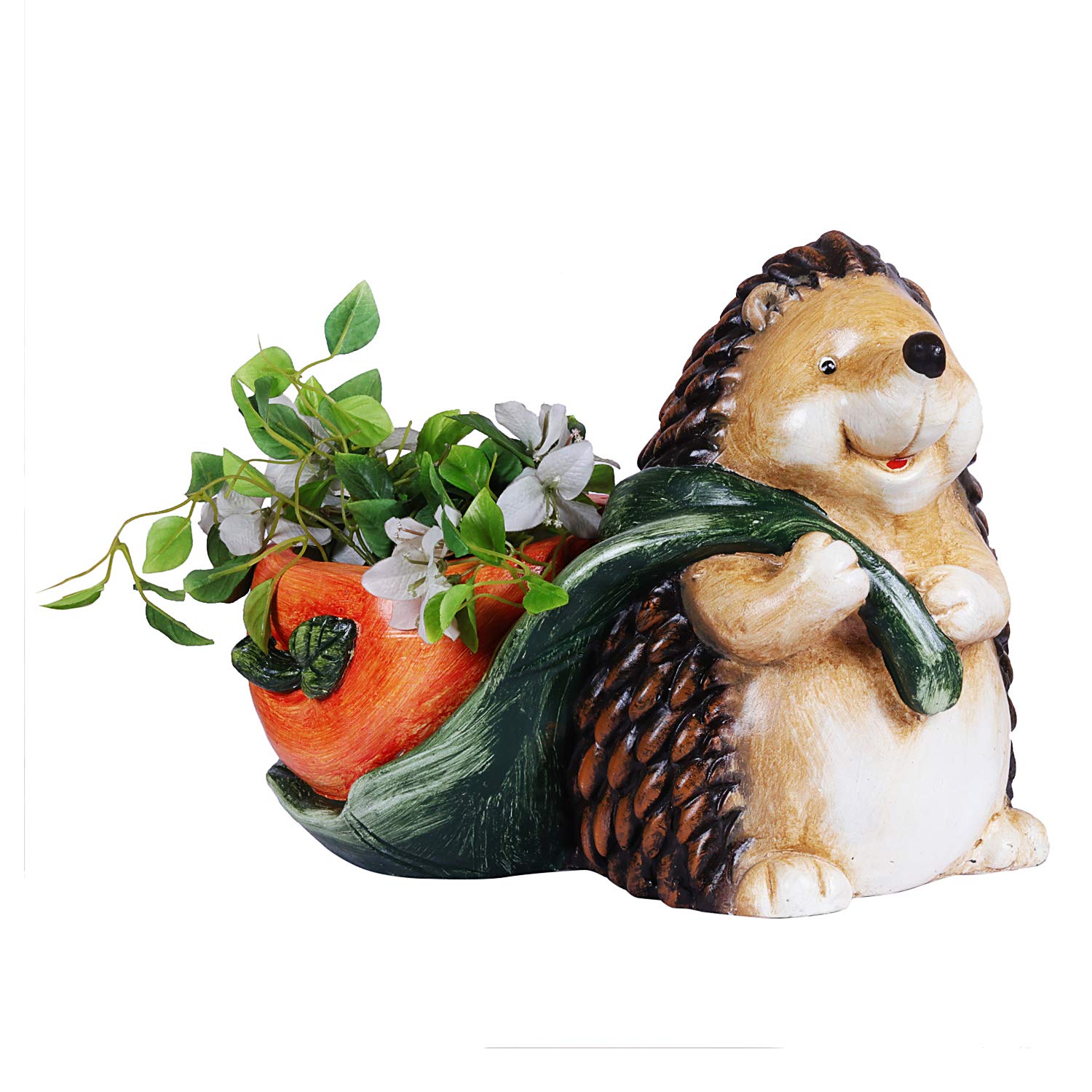 Wonderland Hedgehog Push cart with Pot, Planter, planters for Garden pots and planters, Home Decor, Garden Decor, Garden pots for Balcony Decoration, Kids Room, Gift-picture-29