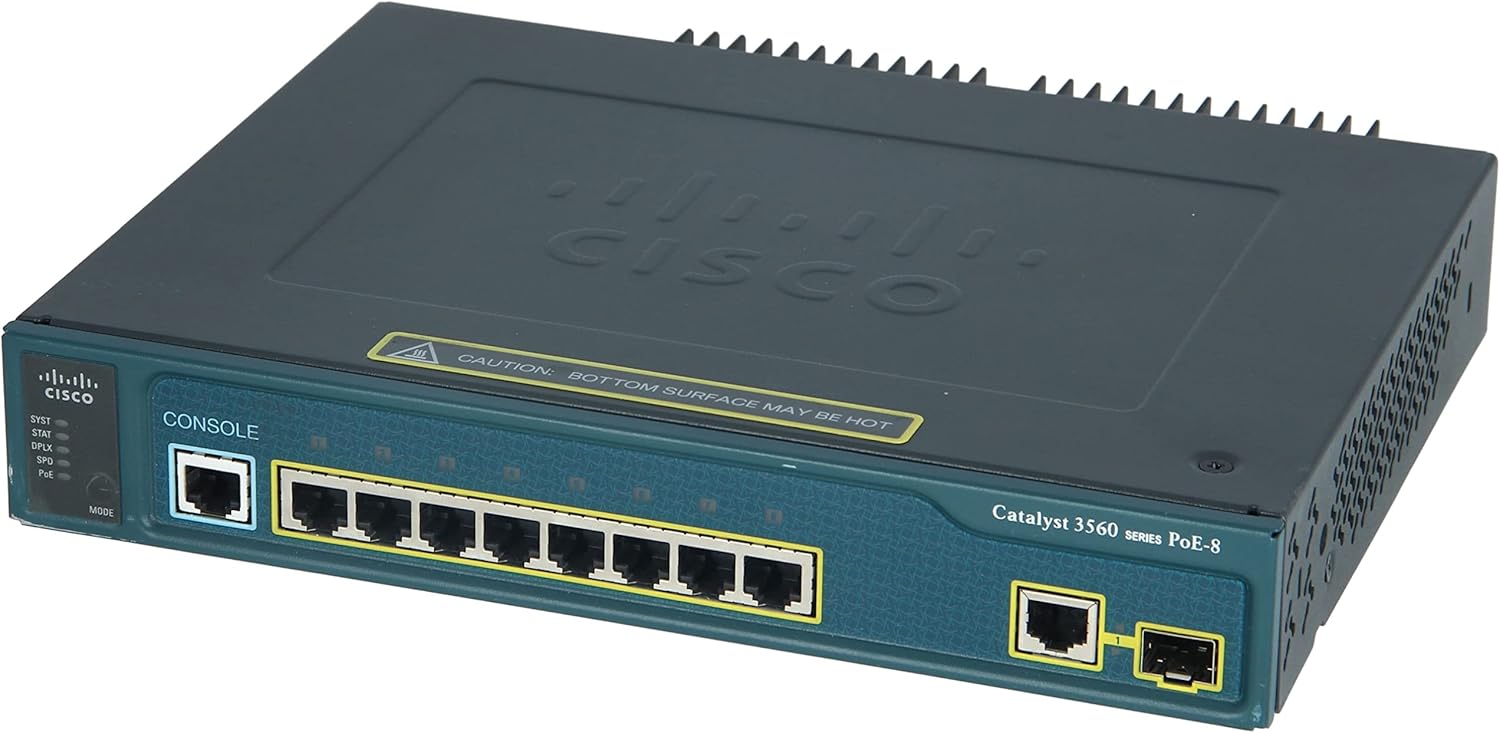 Cisco WS-C3560-8PC-S 8 Port PoE Ethernet Switch (Renewed)