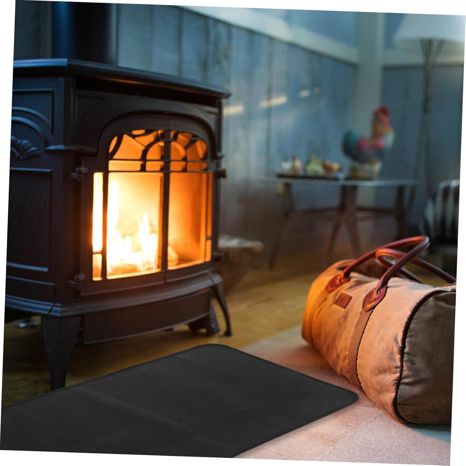 Grill Mat for BBQ Fireproof Floor Pad for Outdoor Grill Patio and Lawn Lightweight and Portable Deck