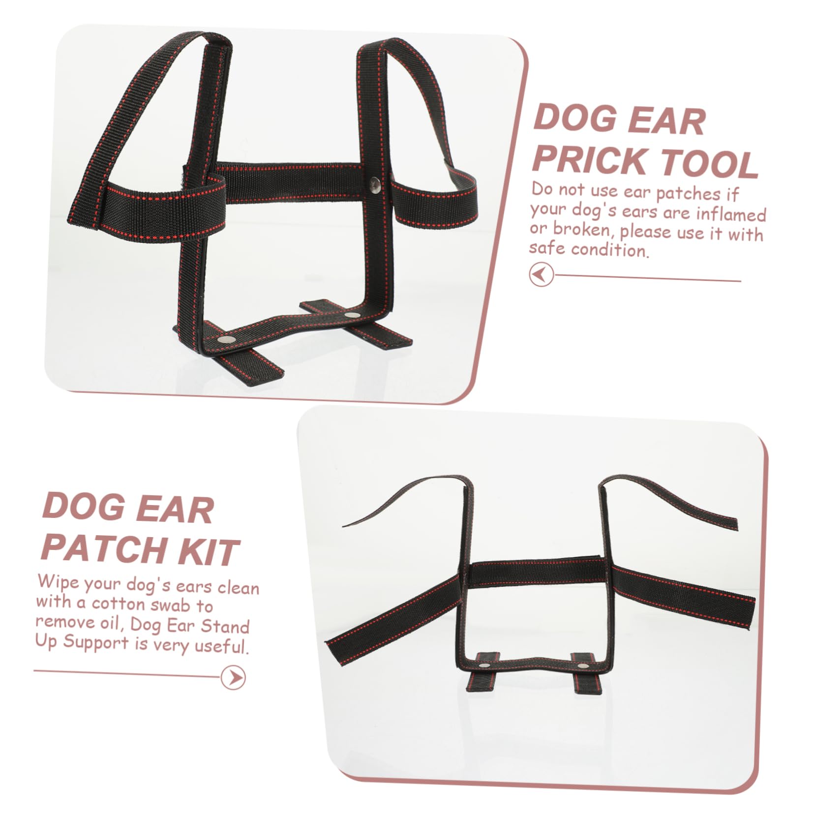 2 Sets Ohraufrichter, Hundeohraufsteller, Hundeohrständer, Haustierwelpenohren, Ohrenband Für Hunde, Hundeohrband Stützset, Ohr Set, Hundeohrband, Welpenohrband Set, Klebeband Für
