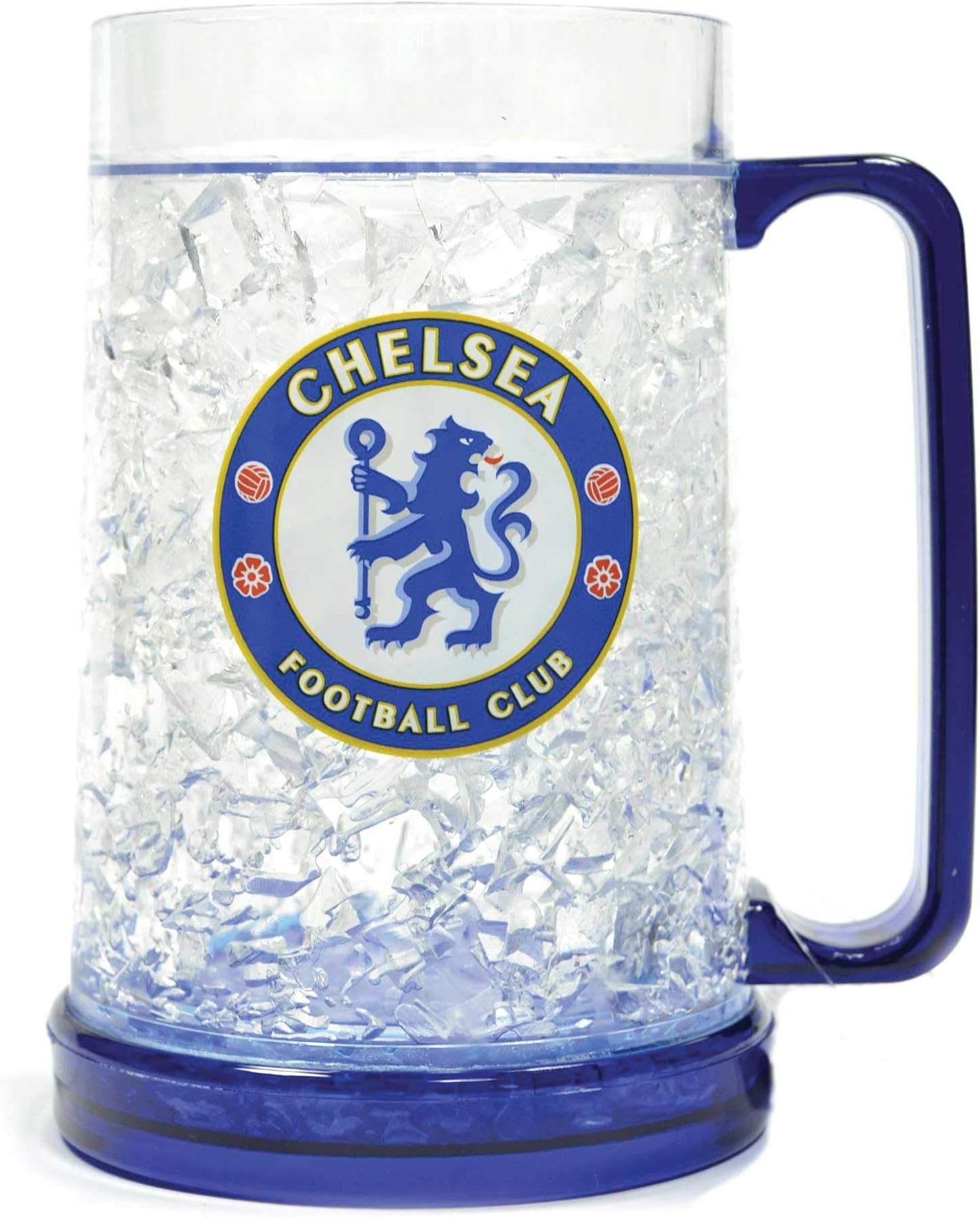 Authentic Chelsea FC Freezer Mug - Official Chelsea FC Product - Great Item for Chelsea Fans - Men and Women Love This Mug