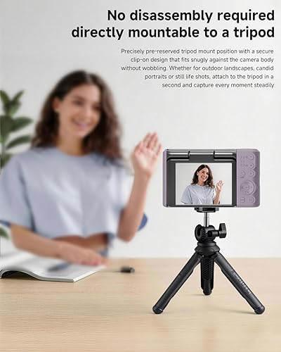 Miniatura 5 de Funda de silicona para cámara digital PIXPRO C1 con cubierta extraíble para lente y protector de pantalla y cordón para accesorios C pixpro PIXPRO