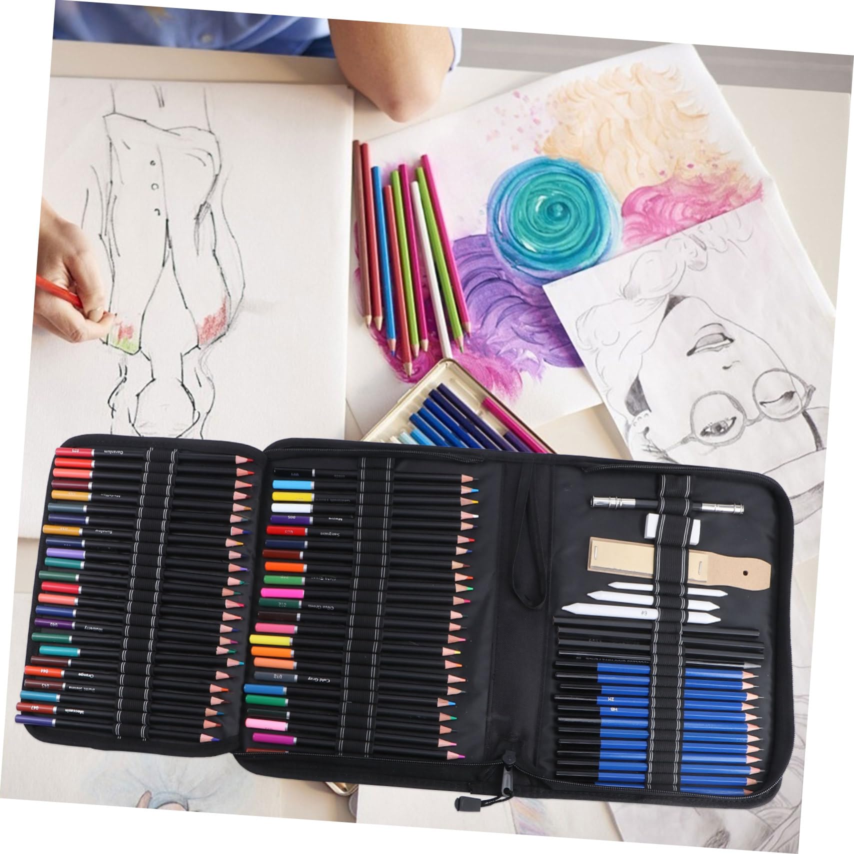 Set per 95 Pezzi Matite Colorate Professionali