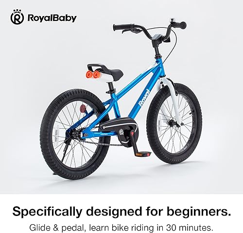 Miniatura 264 de RoyalBaby Kids Bike Freestyle Classic & EZ Balance Pedal Switchable Bicycle, 12 14 16 18 Inch, 3-10 Years Toddler to Big Kids Verde