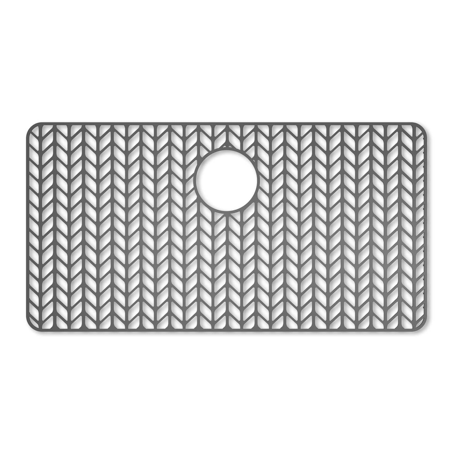 Photo 1 of AWOKE Silicone Sink Protectors for Kitchen Sink, 30" x 16" Rear Drain Hole