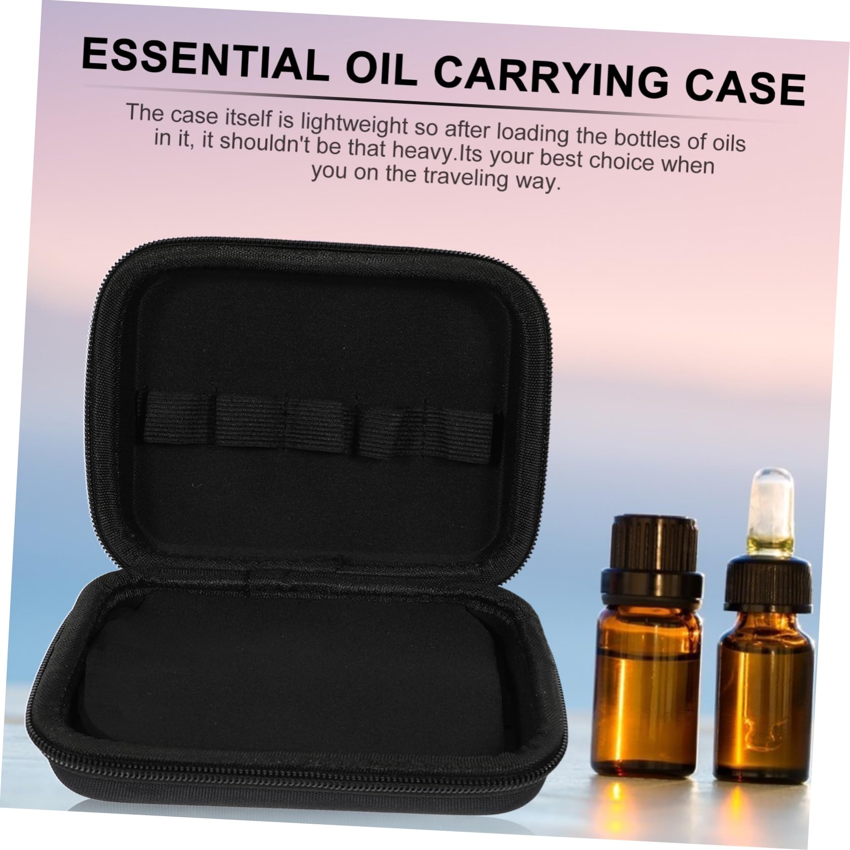 Healeved 3st Aufbewahrungsbox Für Ätherische Öle Beutelbehälter Für Ätherische Öle Reisetasche Für Ätherische Öle Roller Flaschenkasten Reise-Aufbewahrungstasche Rollflasche Eva
