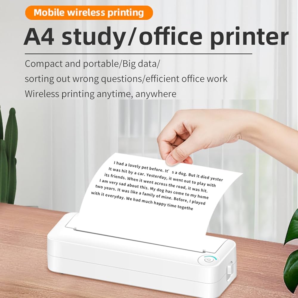 ポータブル インクレスプリンター Amazon | Daconovo ポータブルプリンター インクレスプリンター