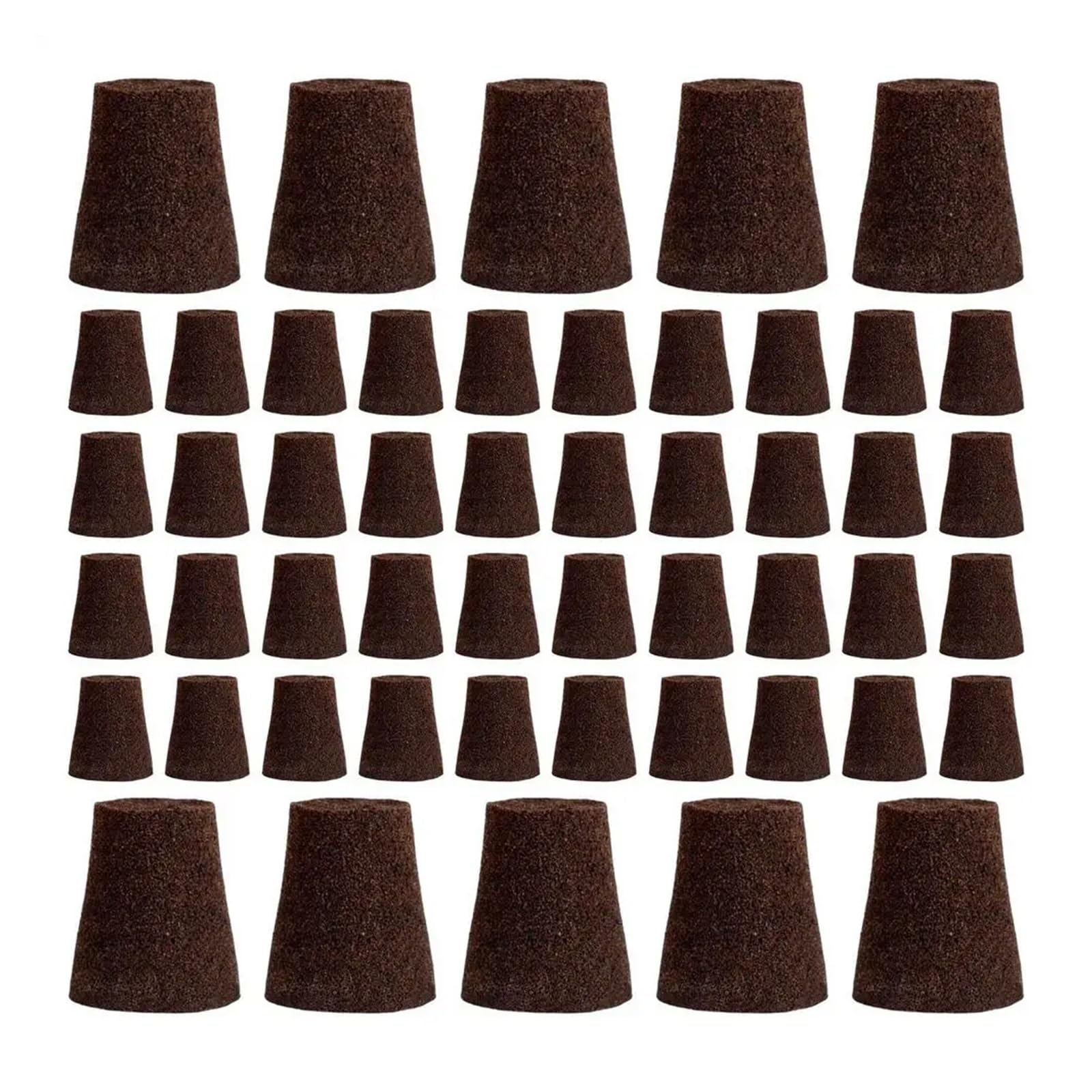 Esponjas De Cultivo Kit de Cultivo vainas iniciación Semillas, esponjas hidropónicas Repuesto, Medio Crecimiento raíces for Sistema clonación germinación, Plantas jardín, 50 Uds