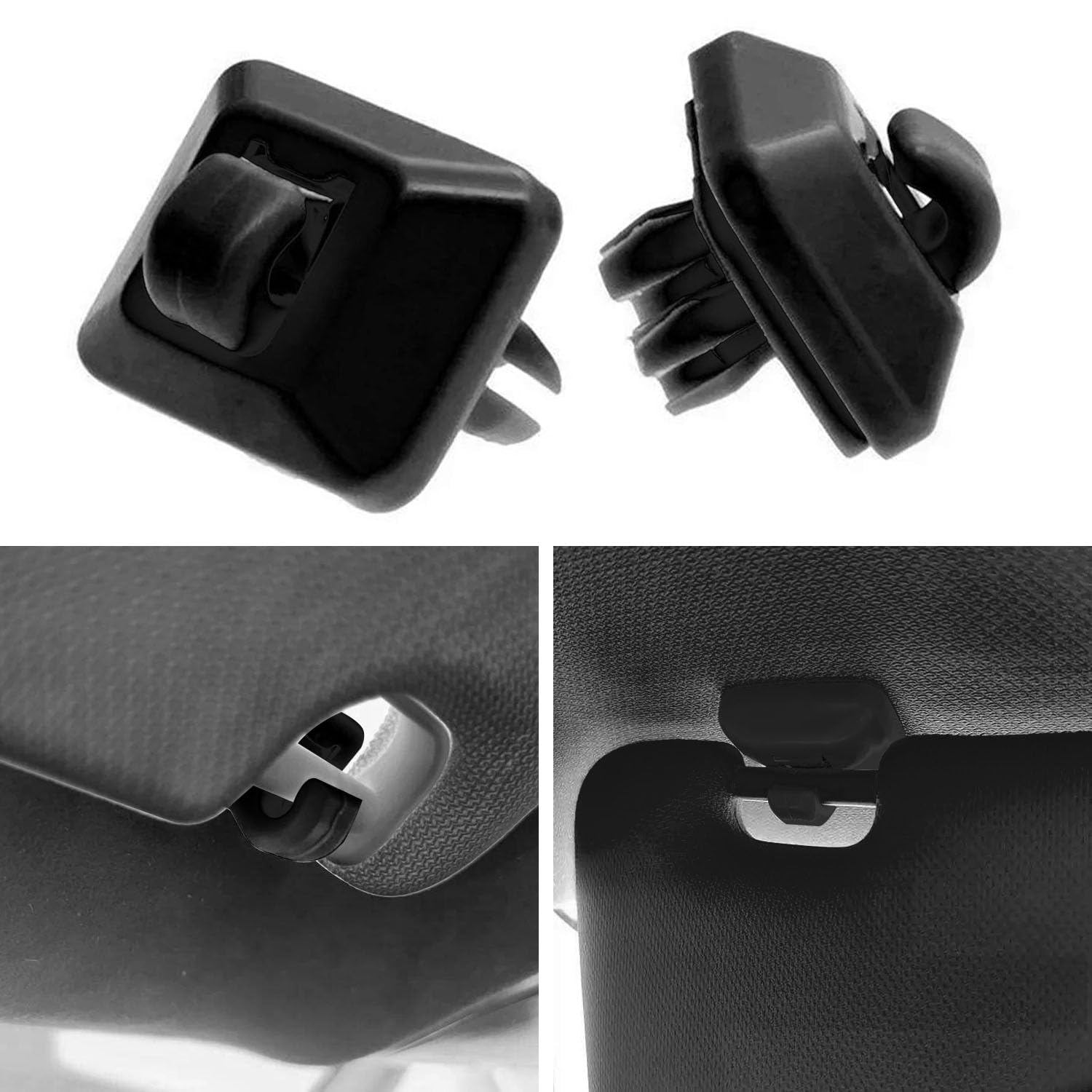 Supporto Parasole Per Audi - 2 Pezzi Compatibile Con A1 A3 A4 A5 Q3 Q5 TT - Foto 5