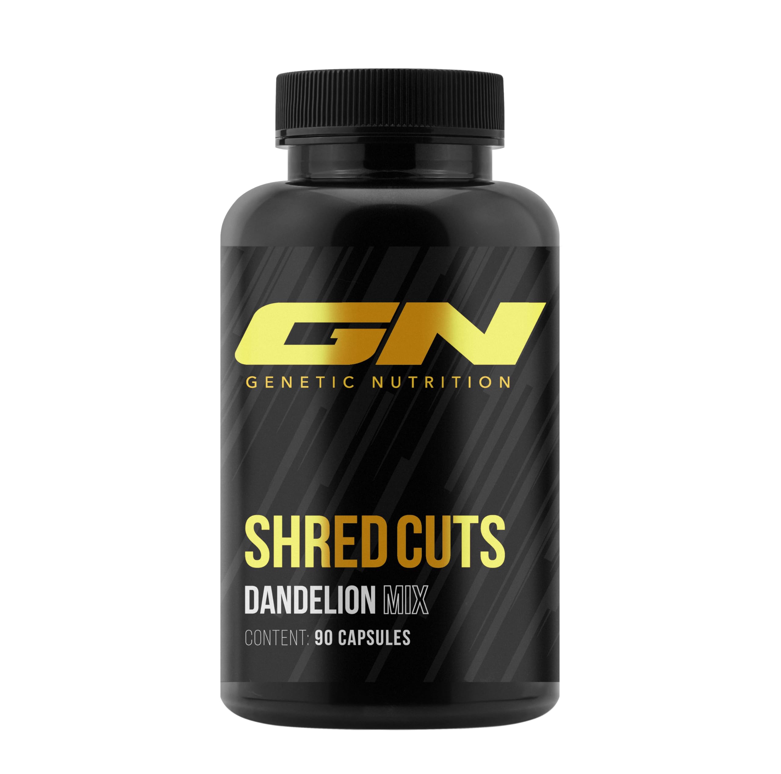 GN Laboratories Shred Cuts – Definieren - Löwenzahn Komplex – 1.000 mg Löwenzahnwurzelextrakt + Wacholder, Bärentraube & Brennnessel – Hochdosierte 10:1 Formel – 90 Vegane Kapseln