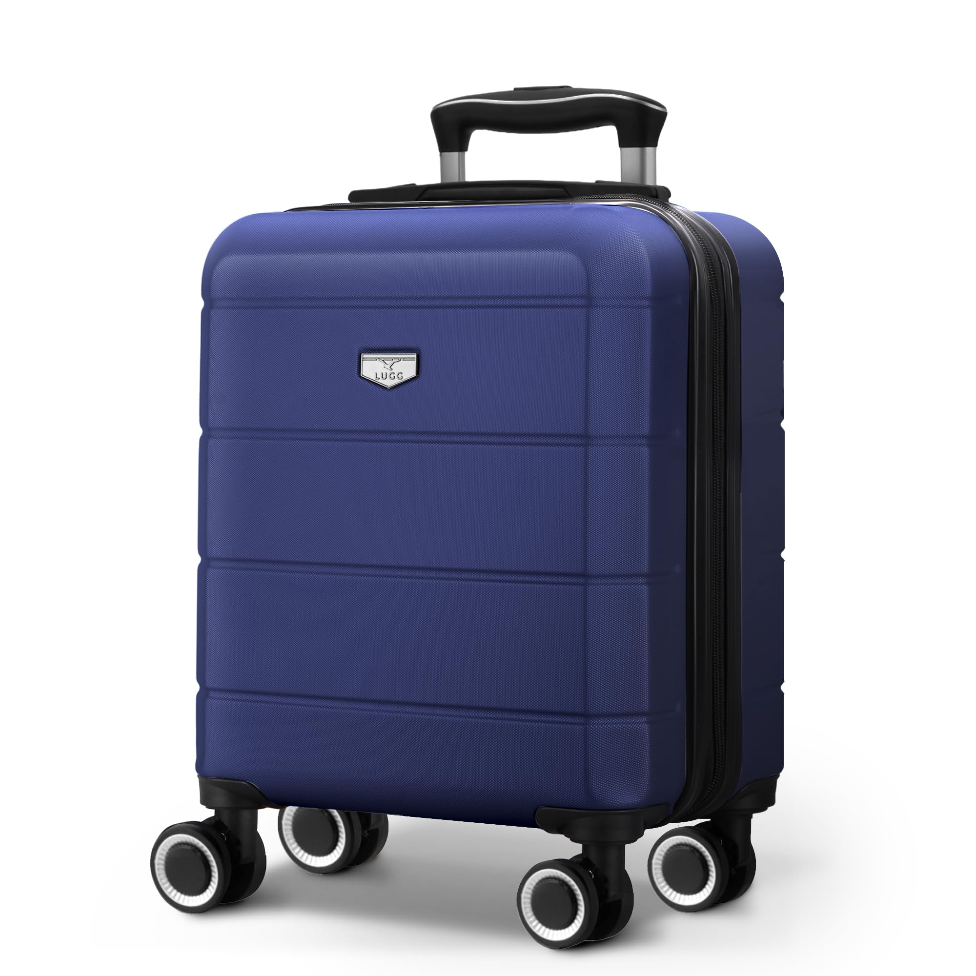 LUGG - Jetset 40cm Suitcase - 40x30x20cm- Ryanair Compatible - Underseat Size - Hard Shell ABS - Spinner & Removable Wheels - Lightweight Travel Luggage- Cream/Brown — view 166