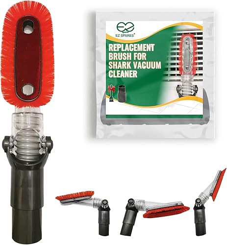 EZ SPARES Cepillo de repuesto para aspiradora de tiburón, herramienta para hendiduras, cepillo suave y flexible con pelo de polipropileno